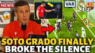 🚨URGENT! THE REFEREE OF EL CLÁSICO SPEAKS FOR THE FIRST TIME AFTER THE CONTROVERSY! BARCELONA NEWS!