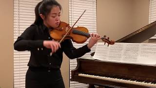 Spring Semester Jury: Saint-Saëns Violin Concerto and Bach Partita No. 3