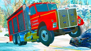 Fire Truck Crashes | BeamNG Drive