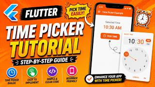🌶️ FLUTTER ANDROID - 🌶️ TIME PICKER DIALOG | 🌶️ TUTORIAL