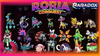 How To Get All of the PARADOX POKÉMON In Roria Conquest! | Pokémon Brick Bronze