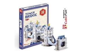 Tower Bridge London 3D PUZZLE CubicFun Mini Version