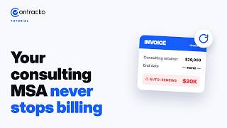 Consulting contracts: end dates, renewals, payment terms