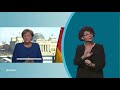 Gebärdensprache: TV-Ansprache von Angela Merkel zur Coronakrise (18.03.20)