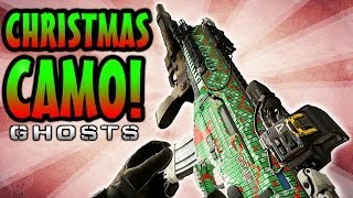 COD Ghosts: Christmas Camo Gameplay! New Festive DLC - Gun Camo, Reticule & More (COD Ghost DLC)