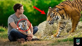 The she tiger gave her cub to this man then he did something unthinkable