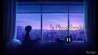 Tu Dhoop Sunehri ♥️| Slowed & Reverb |  Meet Bros Ft. Piyush Mehroliyaa | RevOne |