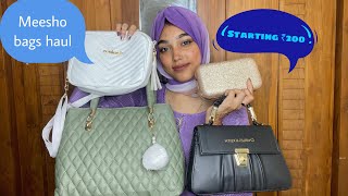 Meesho sling bag haul/ STARTING ₹200/ office bag/ function bag/ maheena rafidq