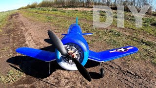 Cartoon Fatty F4U Corsair RC plane DIY