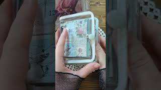 100均素材で３穴バインダーコラージュ vol.25／縦型動画／scrapbooking／journaling／collage vlog／作業動画／ASMR