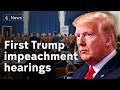 Trump impeachment inquiry begins first public hearings