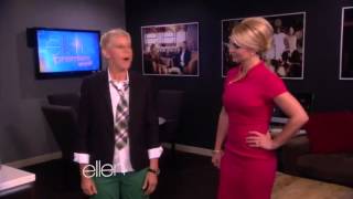 Simon, Britney and Ellen Get Ready for the Show @ Ellen De Generes