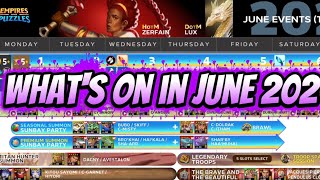JUNE 2026 CALENDAR UPDATE! VISITING OUTFITTER Returns & Which Portals are Heating Up this Summer?!🔥