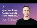 Ryan Robinson Recommends Rank Math WordPress SEO Plugin