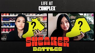 Laura Stylez vs Anna Bediones in a Sneaker Battle From Home | #LIFEATCOMPLEX