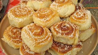 EASY COCONUT DONUTS - SUPER TASTY AND FLUFFY - makes a lot - Onion and Parsley