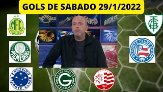 TODOS OS GOLS DA RODADA DE SABADO PELO BRASIL - 29/01/2022 - GOLS DA RODADA - GOLS DE HOJE