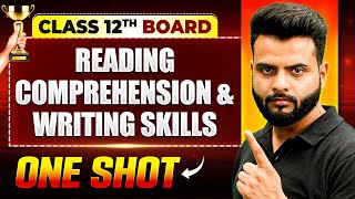 Reading Comprehension \u0026 Writing Skills One Shot | English | Class 12th Boards | Vijeta 2025