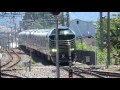 4k twilightexpress 瑞風処女運行@嵯峨嵐山 20170617 mizukaze virgin operation passing sagaarashiyama