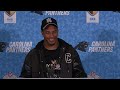 chuba hubbard on his career rushing day press conference carolina panthers