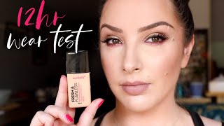 12hr foundation wear test: Australis Fresh \u0026 Flawless Full Coverage Foundation