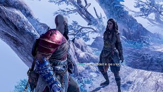 Freya tells Kratos that Baldur had Daddy issues - God of War Ragnarok