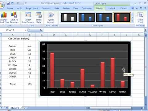 Excel 2007 - Creating & Editing Charts And Graphs Excel 2007 - Creating & Editing Charts And Graphs