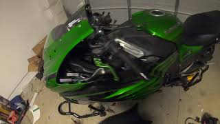 Kawasaki ZX14r Cold Start ( Coffmans Exhaust)