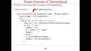 Java 8 StampedLock (Parts 3 and 4)