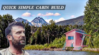 Anyone Can Build This Simple Fun Cabin!  DIY | Step by Step | Start to Finish Re