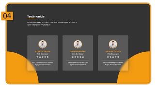 #4 How to Make Testimonial Slider Using Html Css | Testimonial Slider Html Css | Crown Coder