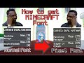 How to get the Minecraft Font on Roblox|Blox Fruit|NPH