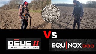 Equinox 900 vs Xp Deus 2 Depth test - Part 1