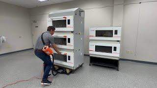 Moving Sensitive Lab Equipment with an Airsled