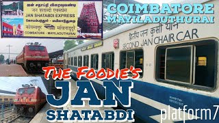 Train Journey | Coimbatore to Mayiladuthurai by 12084 Jan Shatabdi Express in Second Jan Chair Car