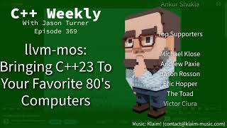 C++ Weekly - Ep 369 - llvm-mos: Bringing C++23 To Your Favorite 80's Computers