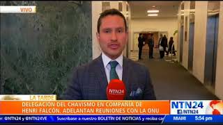 Delegación chavismo en compañía de Henri Falcón no fueron recibidos por secretario general de la ONU