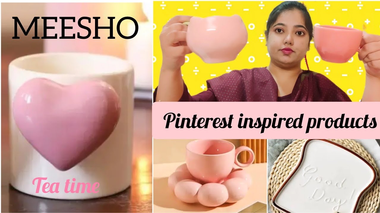 Pinterest Cups On Meesho Best Aesthetic Crockery Cups Meesho Finds