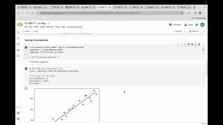 GRIP T1 - Creating simple Linear Regression ML Model using Python in Google Colab
