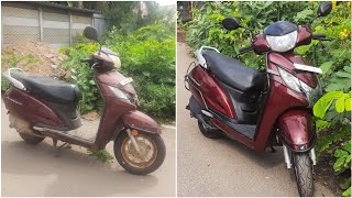 honda activa 125 full restoration, painting.