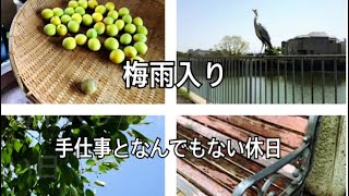 梅雨時/なんでもない日の手仕事