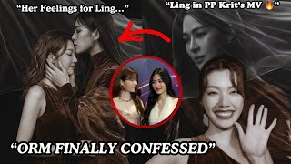 Orm Finally Confesses Her True Feelings for Ling 😳💖 | Ling in PP Krit’s New MV#lingorm #gl
