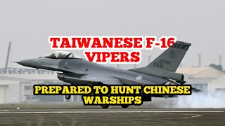 Taiwan F-16 Viper Armed With Deadly Harpoon Missile