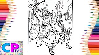 Avengers Team Coloring Pages/Thor/Captain America/Hawke Eye/Clarx & Harddope - Castle [NCS Release]