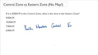 Time Zones In Usa Without Map