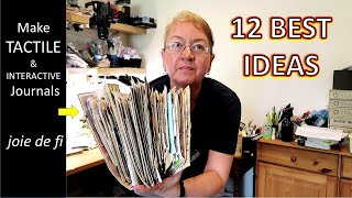 How I Make My Journal TACTILE and INTERACTIVE 😁 12 BEST IDEAS ❤️ Lots Of Examples