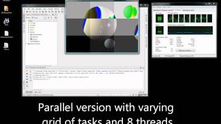 Parallel Java Ray Tracer Using the ForkJoinPool