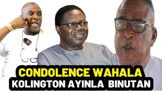 WAHALA MI RE LAARIN KOLLING AYINLA ATI WASIU AYINDE LORI ORO CONDOLENCE VISIT EBENEZER OBEY