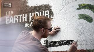 Mural Timelapse - Raise Your Voice For Nature | Earth Hour 2020