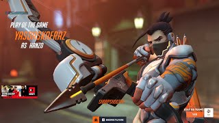 SUREFOUR is SHOWING HIS HANZO SKILL - POTG! OVERWATCH 2 TOP 500 SEASON 4